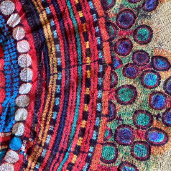 Jean Paul Gaultier Soleil Vintage Tribal Mesh Wrap Skirt - Picture 4 of 5